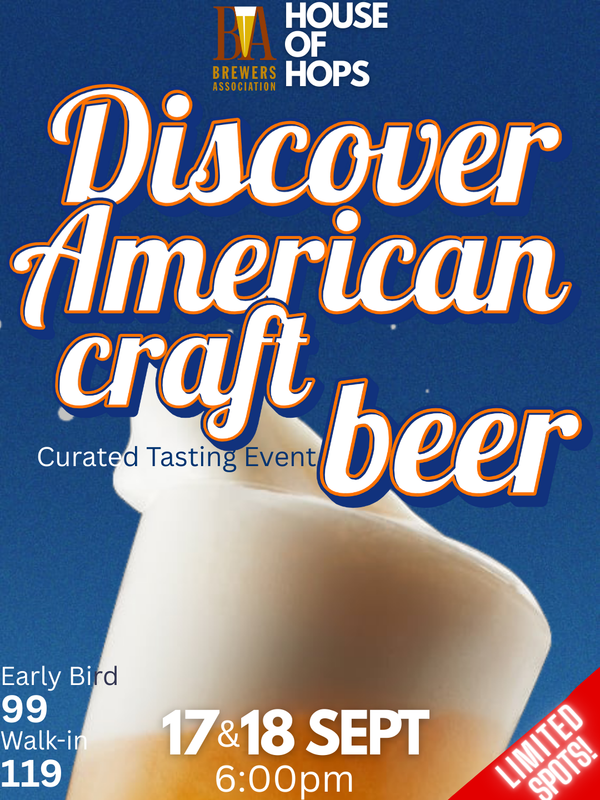 Discover American Craft Beer Ticket [18/9/25]