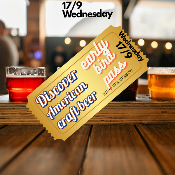 Discover American Craft Beer Ticket [17/9/25]