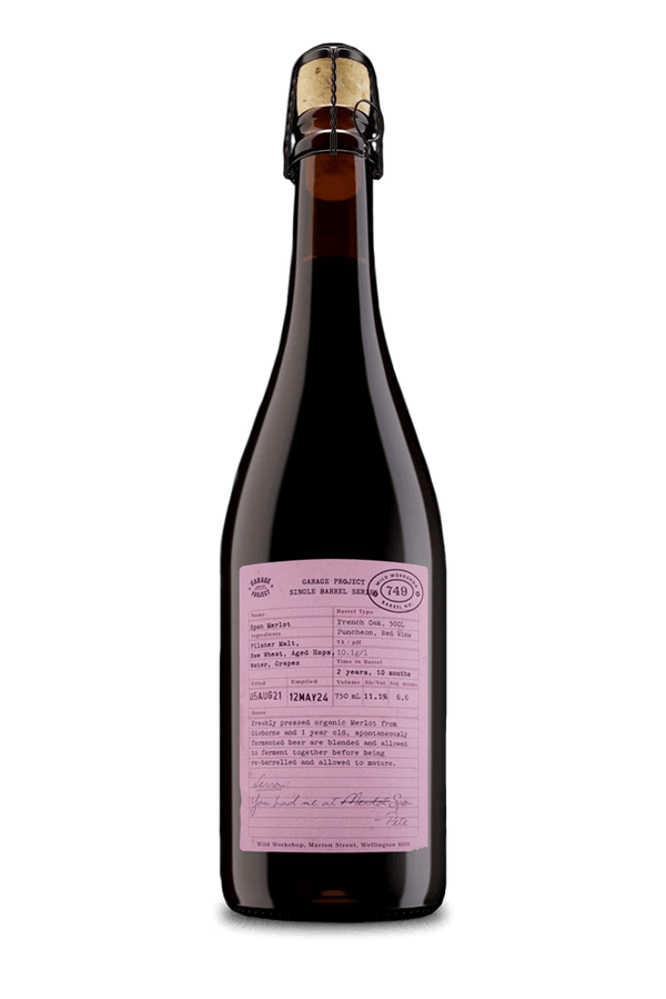 Single Barrel 749: Spon Merlot Barleywine