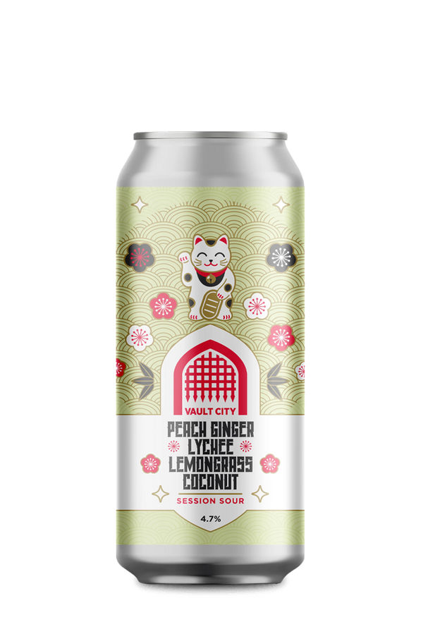 Peach & Ginger Lychee Lemongrass Coconut Session Sour