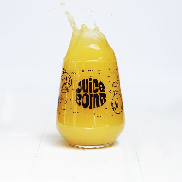 Juice Bomb 450ml Designer Tumbler Glass